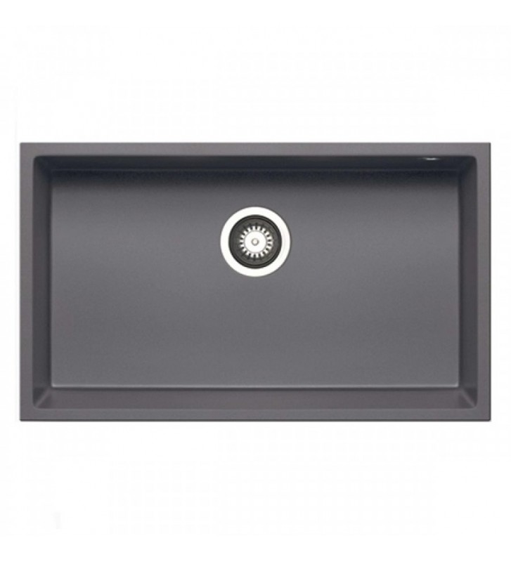 Νεροχύτης Pyramis Pyragranite Tetragon 1B UM Υποκαθήμενος 70x40cm