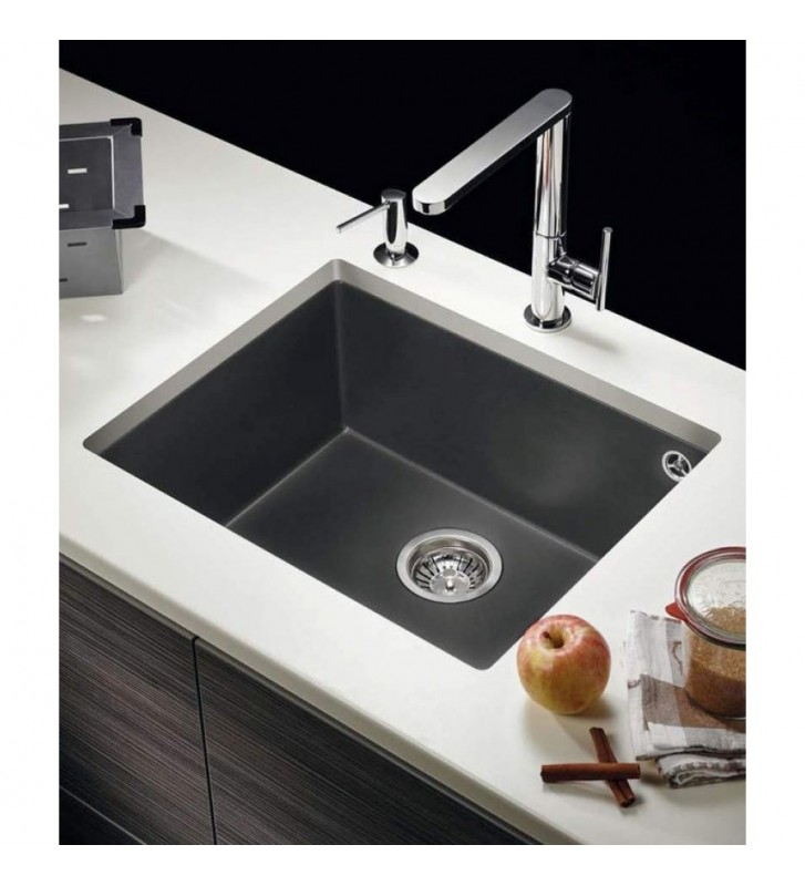 Sink Pyramis Pyragranite Tetragon 1B UM Substrate 70x40cm