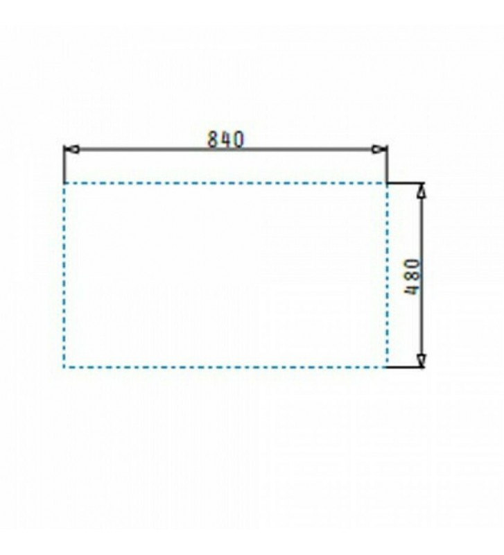 Pyramis Stainless Steel Sink Dorian Textured Inverted Reversible (86X50) 1B 1D