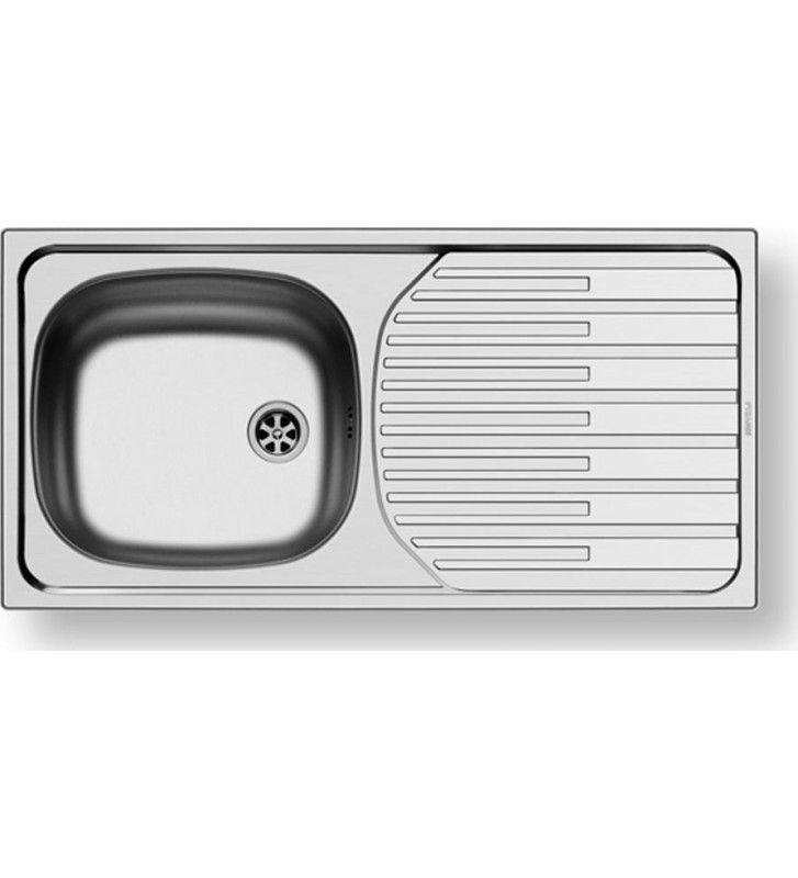 Pyramis Stainless Steel Sink ET 33 FORK Satin Reversible Insert (86x43,50)