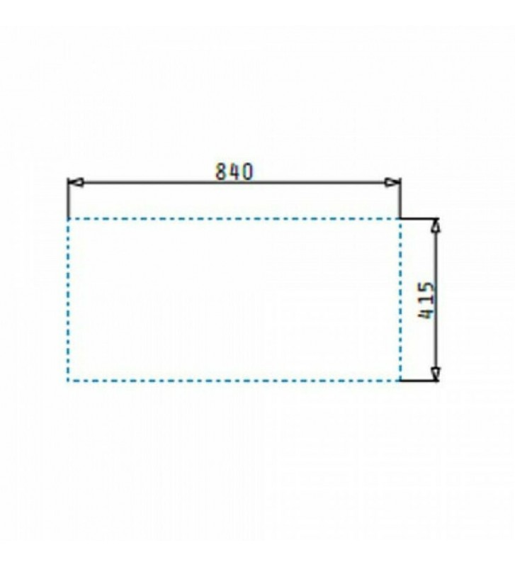 Pyramis Sink Stainless Steel Basic ET34 Polished Insert (48x48)