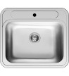 Pyramis Atria Stainless Steel Sink Polished Insert (57.5 x 50.5mm)
