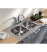 Pyramis Stainless Steel Sink IRIS 1B Polished Sink (50 x 40)