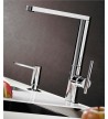 Sink Faucet Pyramis Grazia Elegant Tall Mixing Chrome With Ceramic Tray