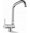 Pyramis Contralto Sink Faucet Foldable With Ceramic Disk Mixing Chrome Suitable for Opening Window