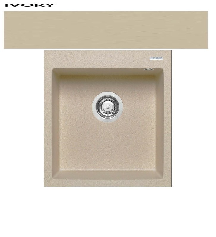 Νεροχύτης Pyramis Pyragranite Istros 1B 46x50