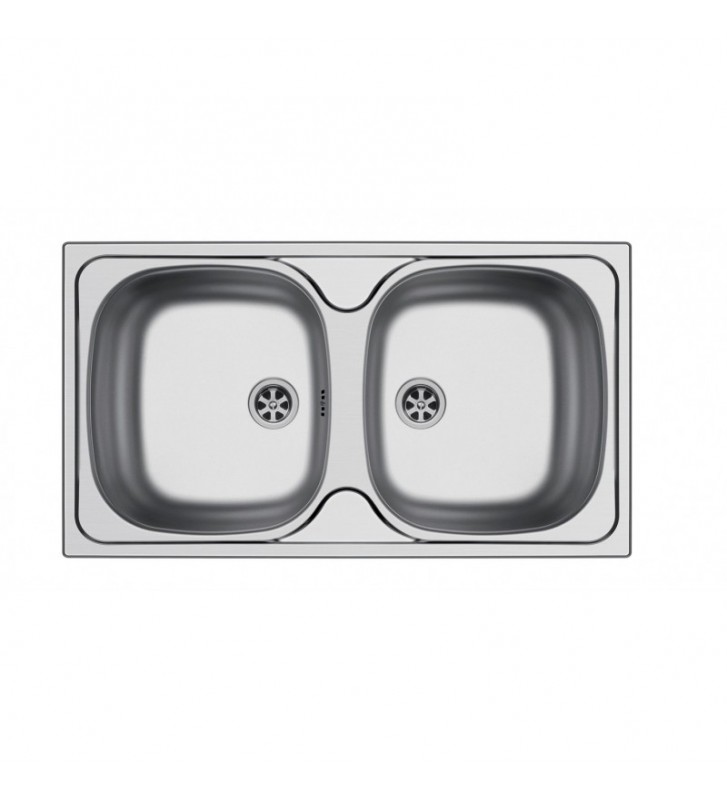 Stainless Steel Sink Pyramis Maidtec Bradford (78X43,5) 2B