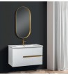 Bathroom Furniture Four 100 MDF Glossy Lacquer base, sink, mirror