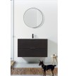 Bathroom Furniture Marcella Oak 100 Marine Plywood with Veneer Oak Base, sink, mirror