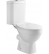 Basin Set Pyramis Nerita Floor P-Trap (Rear Fittings) with Soft Close Cover & Cistern
