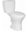 Basin Set Pyramis Karystos II Rimless Floor P-Trap (Rear Fittings) with Soft Close Cover & Cistern