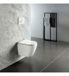 Hanging Basin Rimless Bianco Ceramica Vito with Bakelite Cover (48cm)