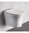 Hanging Basin Rimless Bianco Ceramica Aida with Bakelite Cover (48.5cm)