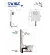 Built-in Boiler Wisa Slim Basic Single Brick For basin Flooring (2955)