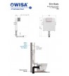 Built-in Boiler Wisa Slim Basic (2960) Single Brick For basin BTW