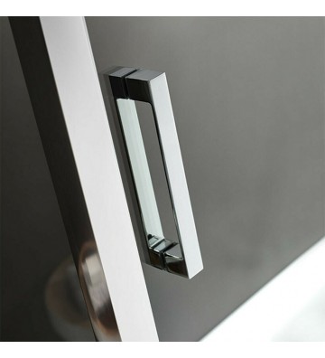 Καμπίνα Συρόμενη Πόρτα Εισόδου Axis Slider 1+1 Chrome h.185