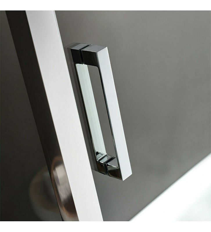 Καμπίνα Συρόμενη Πόρτα Εισόδου Axis Slider 1+1 Chrome h.185