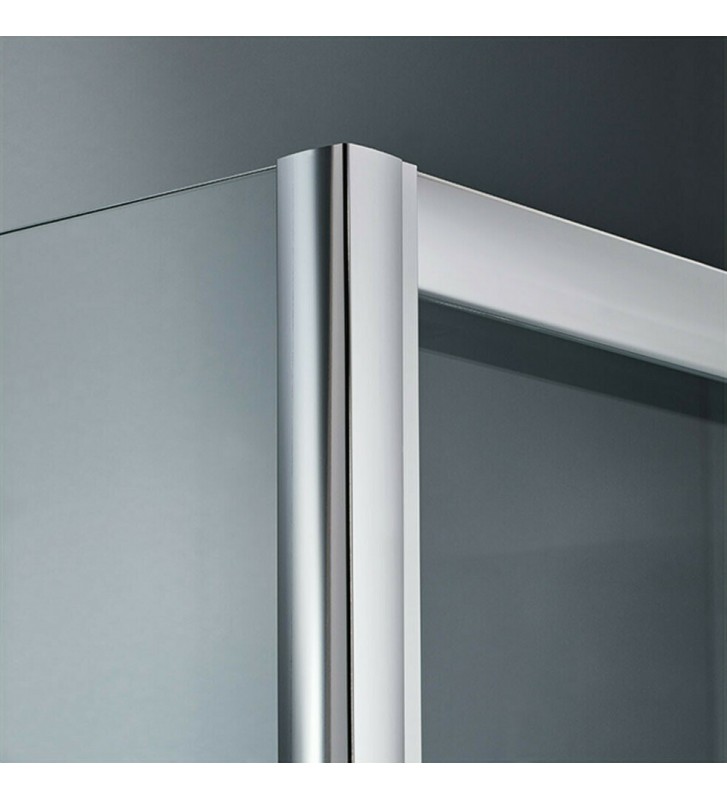 Καμπίνα Συρόμενη Πόρτα Εισόδου Διάφανο Κρύσταλλο Starlet Slider Clear 1+1 Chrome h.180