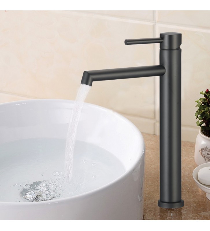 Washbasin faucet Tall Black Color Inter Ceramic Galant ICF 1007002B