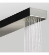 Icos Neda Outdoor Shower Column in Stainless Steel Height 210 cm
