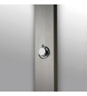 Icos Neda Outdoor Shower Column in Stainless Steel Height 210 cm