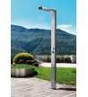 Icos Neda Mix 2 Outlets Thermomix Outdoor Shower Column Stainless Steel Height 210 cm