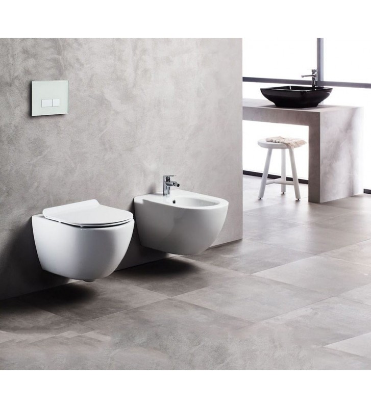 Creavit Free Hanging Basin White with cover (FE320)