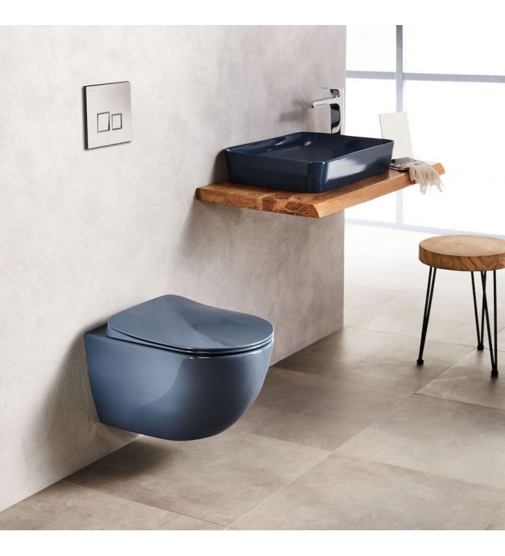 Λεκάνη Κρεμαστή CREAVIT FREE Basalt Ματ (FE320)