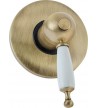 Built-in Mixer Single (1) Outlet Retro Bronze White Bugnatese Oxford (6330-220300)