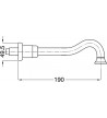 Spout - Built-in Bathtub Faucet Retro Bronze Bugnatese Oxford 19cm (19325-220)