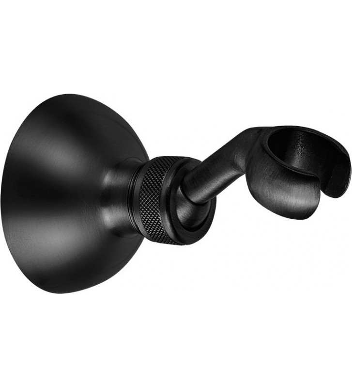 Στήριγμα Ντουζ Επίτοιχο Bugnatese Oxford Black Matt (19142-400)