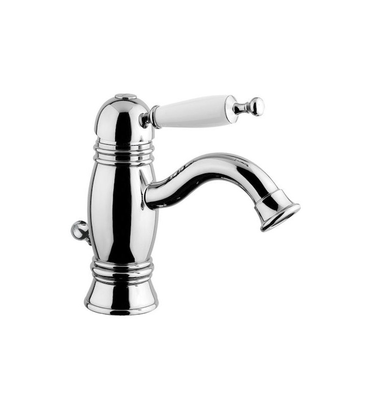 Bugnatese Oxford Retro Chrome Basin Mixer with Automatic Valve (6319-100)