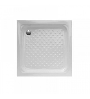 Shower Theme Eco Square White Porcelain 90x90x9.5