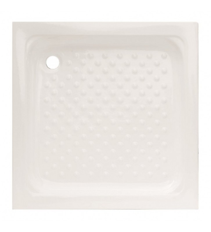 Ντουζιέρα TEMA ECO Τετράγωνη Λευκή Πορσελάνης 90x90x9.5