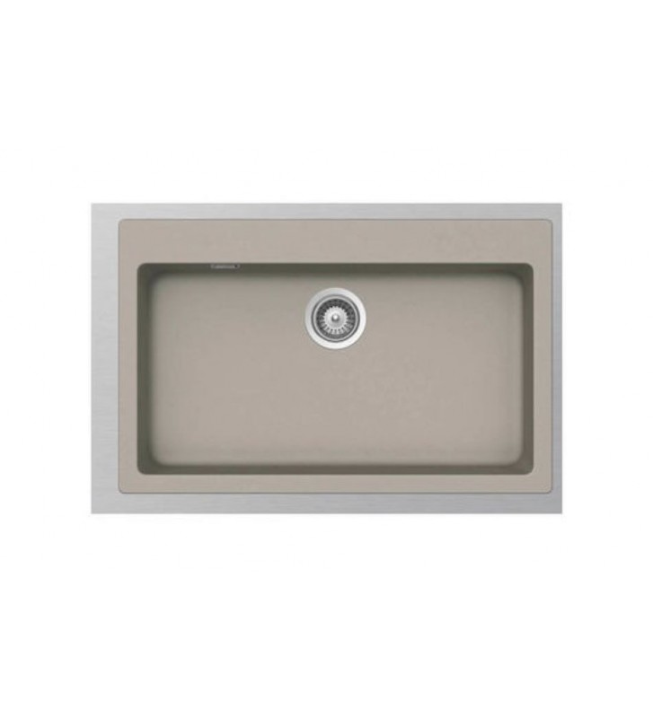 Νεροχύτης Ένθετος Schock Cristalite Manhattan 79x50cm