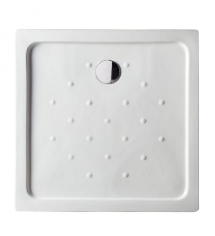 Shower Theme Slim Square Porcelain 80x80x6,5