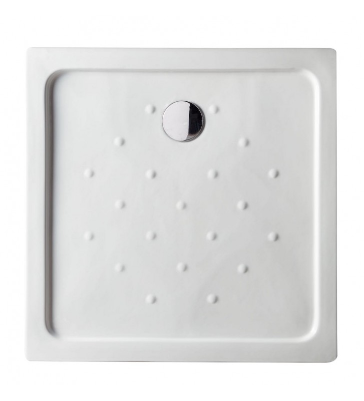 Shower Theme Slim Square Porcelain 80x80x6,5
