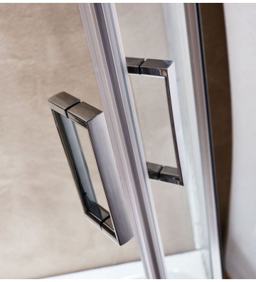 Καμπίνα Ντους Tema New Line Ημικυκλική Διάφανη