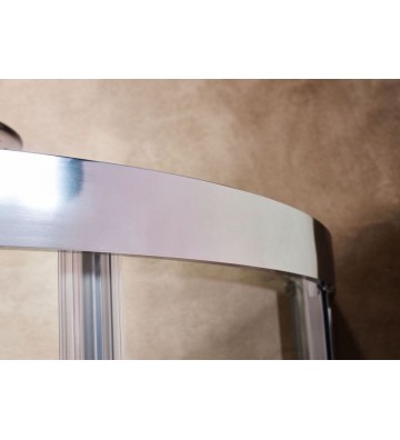 Shower Cabin Tema New Line Semicircular Transparent