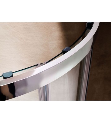 Καμπίνα Ντους Tema New Line Ημικυκλική Διάφανη