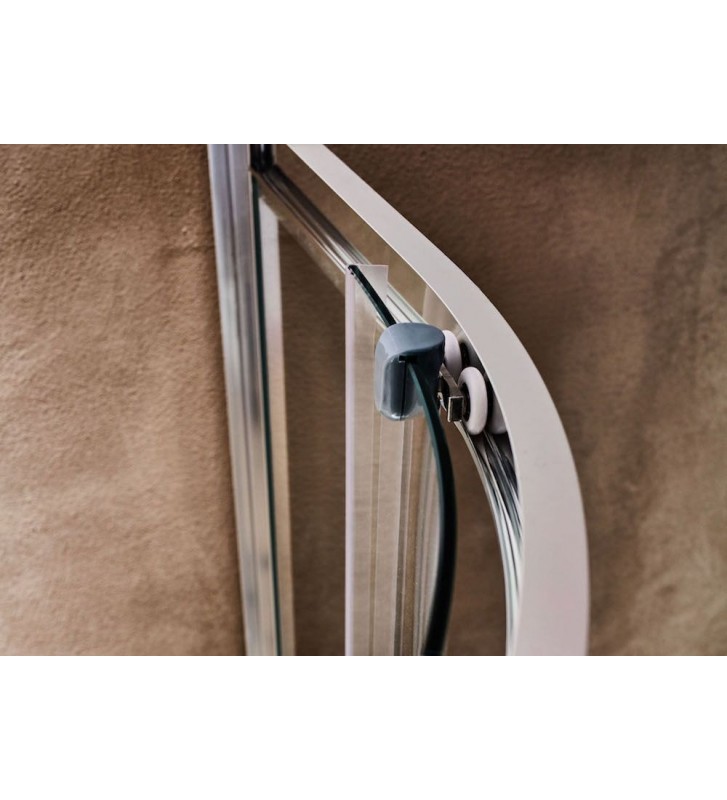 Καμπίνα Ντους Tema New Line Ημικυκλική Διάφανη