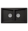 Built-in sink Schock Cristalite City Two Troughs 86x50cm.