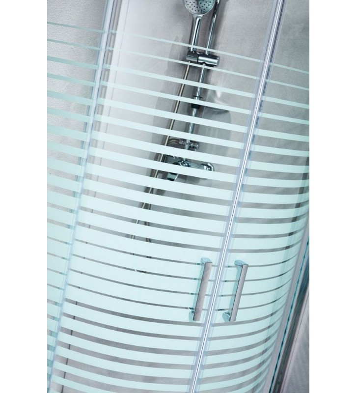 Καμπίνα Ντους Tema New Line Ημικυκλική Σεριγραφία