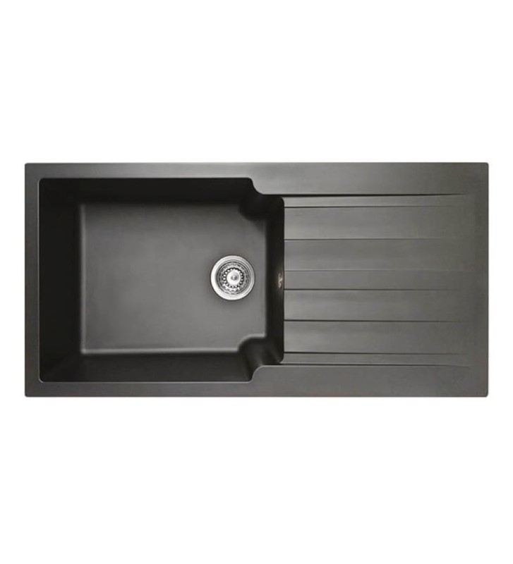Undermount Duralit Synthetic Heavy Duty Sink with Single Bowl & Apron (100x50cm)