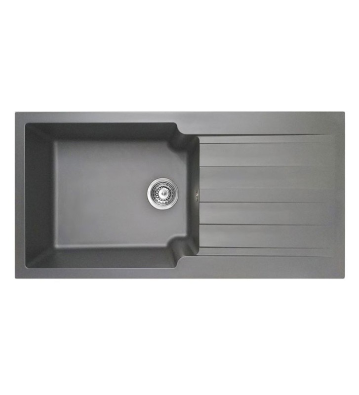 Undermount Duralit Synthetic Heavy Duty Sink with Single Bowl & Apron (100x50cm)