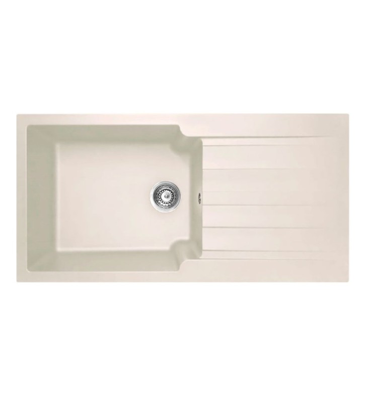 Undermount Duralit Synthetic Heavy Duty Sink with Single Bowl & Apron (100x50cm)