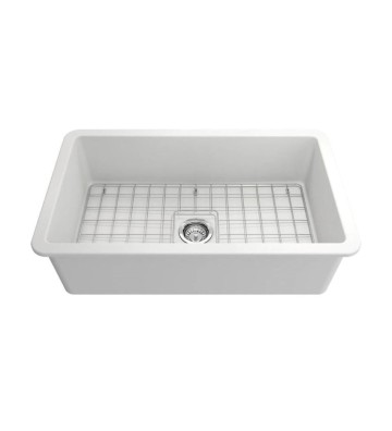 Νεροχύτης Κουζίνας Bocchi Farmhouse από Πορσελάνη με Μία Γούρνα (81x48cm)