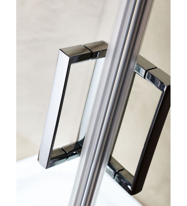 Shower Cabin Tema New Line Square Transparent