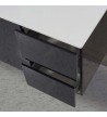 Venus Mabo MDF Lacquered Bathroom Furniture, Base, Corian Cover, Mirror & Cabinet