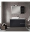 Aphrodite Mabo Marine Plywood Bathroom Furniture with Oak Veneer, Base, Corian Cover, Mirror & Cabinet